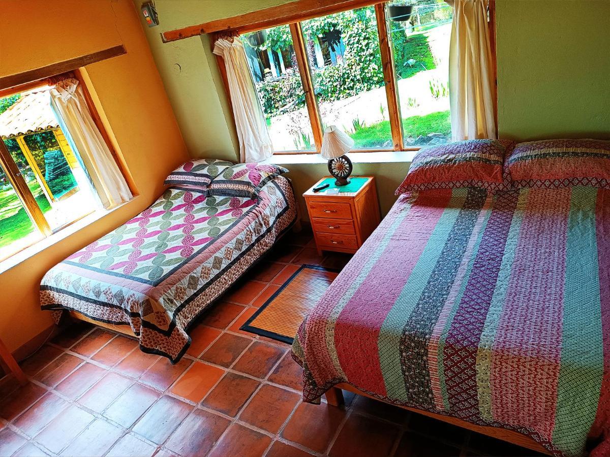 Cabaña en medio del bosque ZA Acaxochitlán Exterior foto