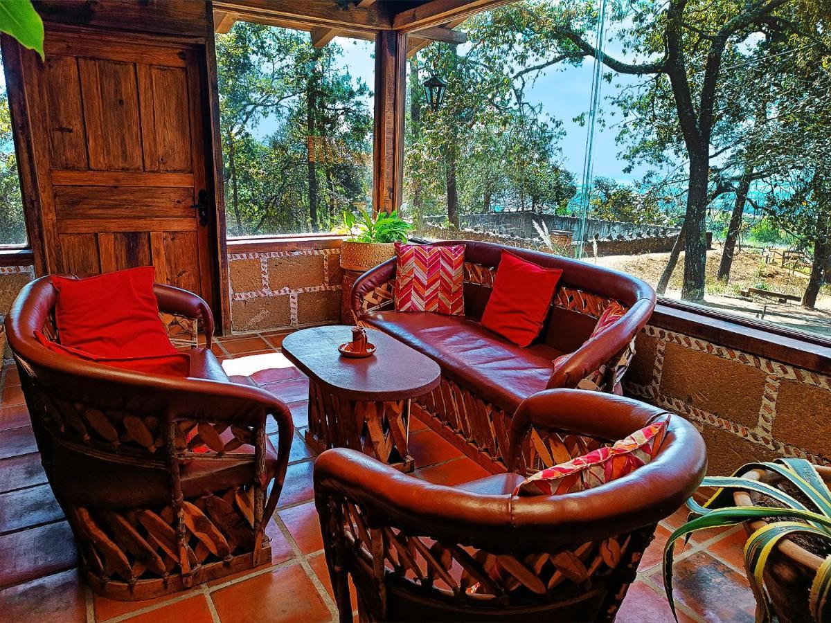 Cabaña en medio del bosque ZA Acaxochitlán Exterior foto