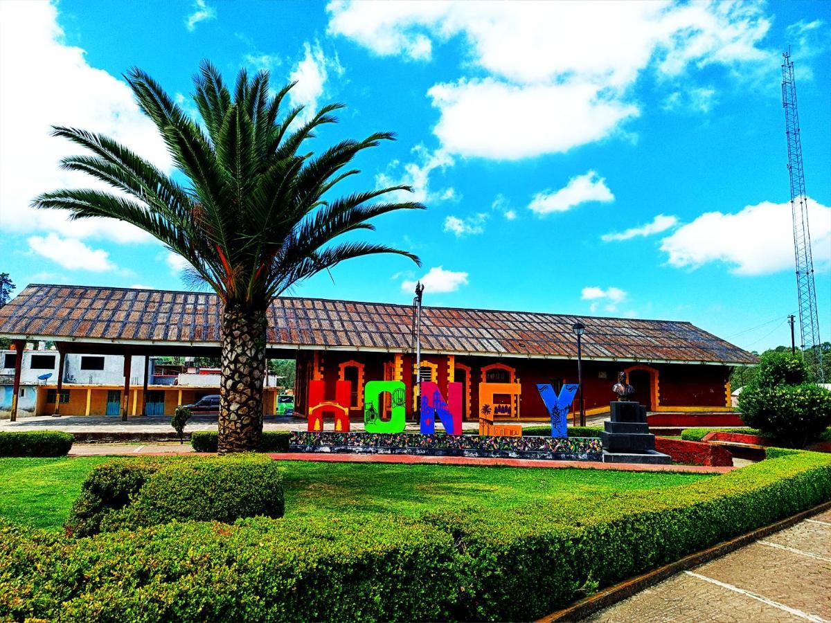 Cabaña en medio del bosque ZA Acaxochitlán Exterior foto